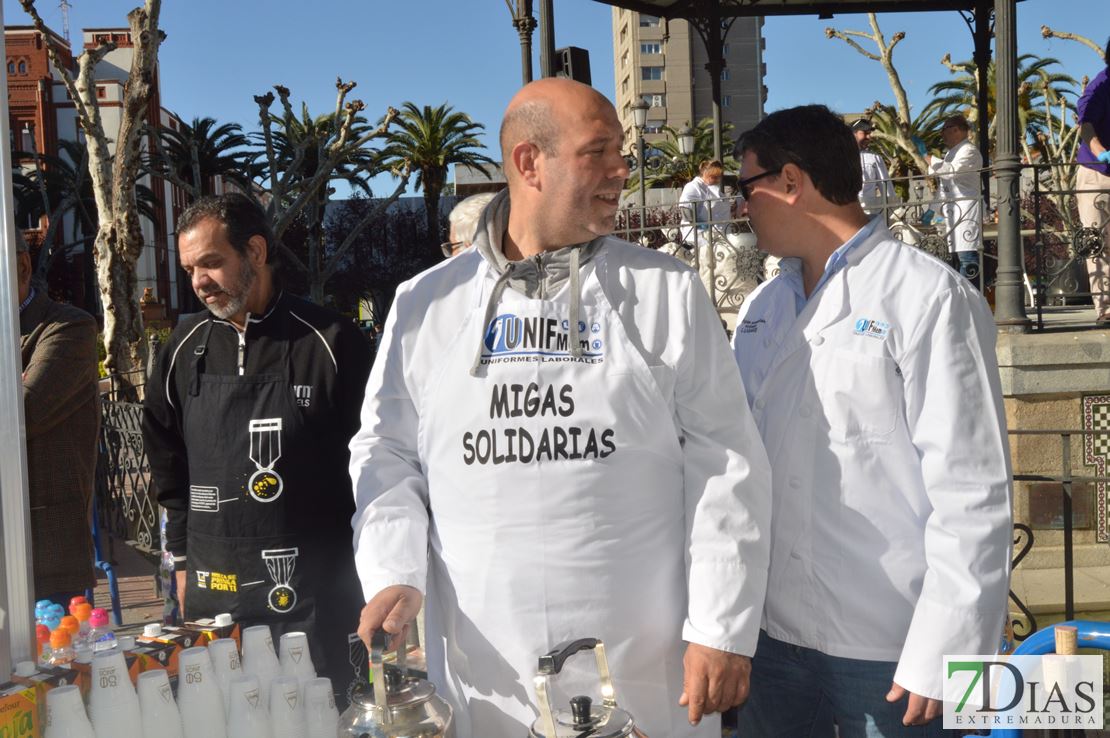 Badajoz desayuna migas &#39;solidarias&#39;