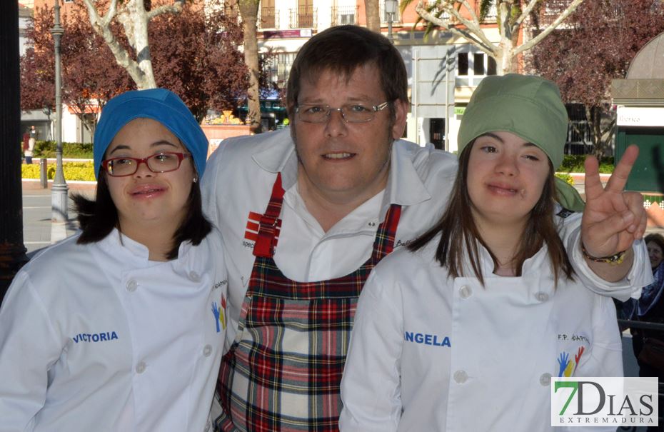 Badajoz desayuna migas 'solidarias'