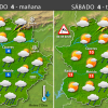 Previsión meteorológica en Extremadura. Días 3, 4 y 5 de marzo