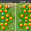 Previsión meteorológica en Extremadura. Días 17, 18 y 19 de marzo