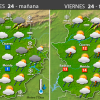 Previsión meteorológica en Extremadura. Días 23, 24 y 25 de marzo