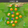 Previsión meteorológica en Extremadura. Días 18, 19 y 20 de marzo