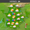 Previsión meteorológica en Extremadura. Días 22, 23 y 24 de marzo