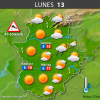 Previsión meteorológica en Extremadura. Días 11, 12 y 13 de marzo