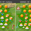 Previsión meteorológica en Extremadura. Días 17, 18 y 19 de marzo