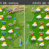 Previsión meteorológica en Extremadura. Días 23, 24 y 25 de marzo