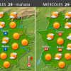 Previsión meteorológica en Extremadura. Días 29, 30 y 31 de marzo