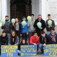 Alumnos emeritenses graban un corto sobre el derecho al asilo