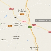Muere un motorista en un accidente en Tierra de Barros