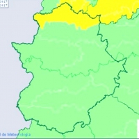 Alerta amarilla por lluvias en el norte de Cáceres