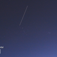 Así se vio el paso de la Estación Espacial Internacional desde Extremadura