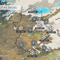 Posibles nevadas a cotas bajas en Extremadura este jueves ¿dónde?