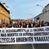 La Plataforma por la N-430 convoca una nueva manifestación