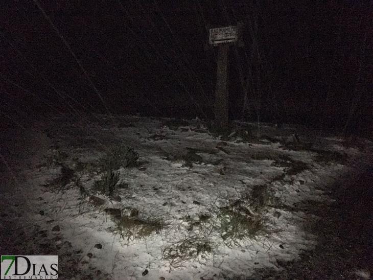 Imágenes de la ligera nevada de ayer en Sao Mamede