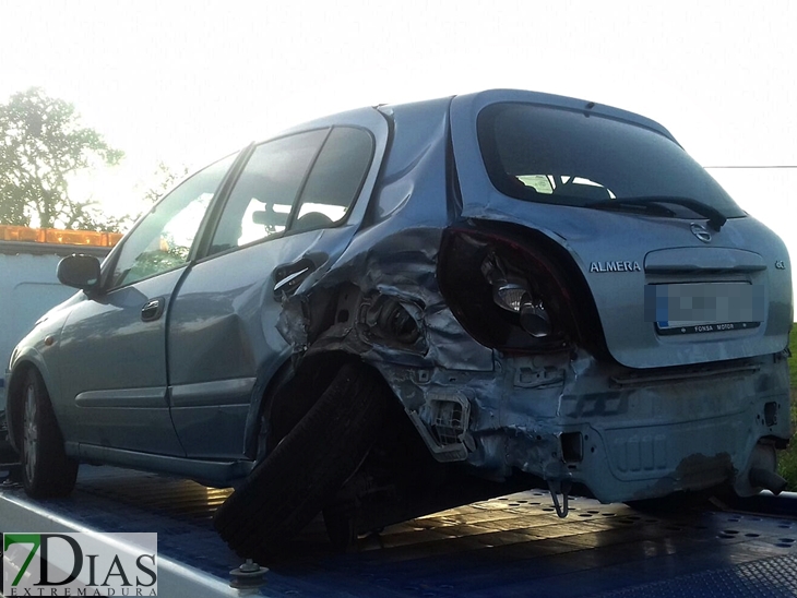 Accidente múltiple entre La Albuera y Almendral