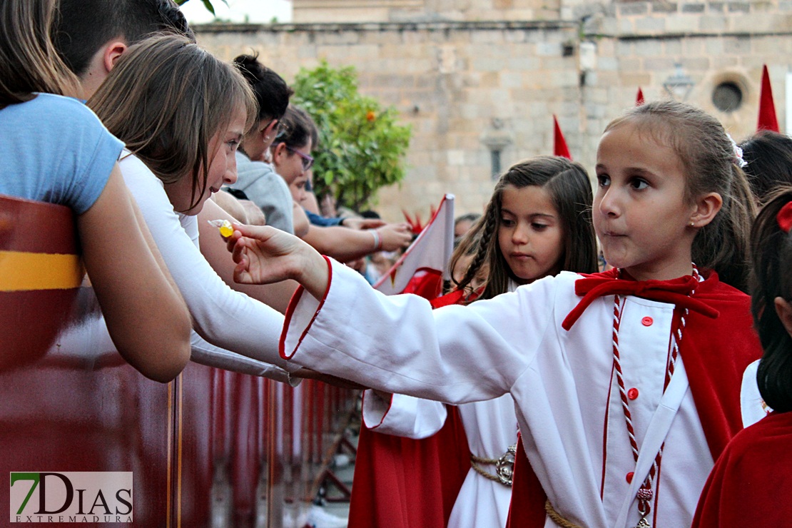 La Cofradía Infantil, protagonista en el Lunes Santo de Mérida