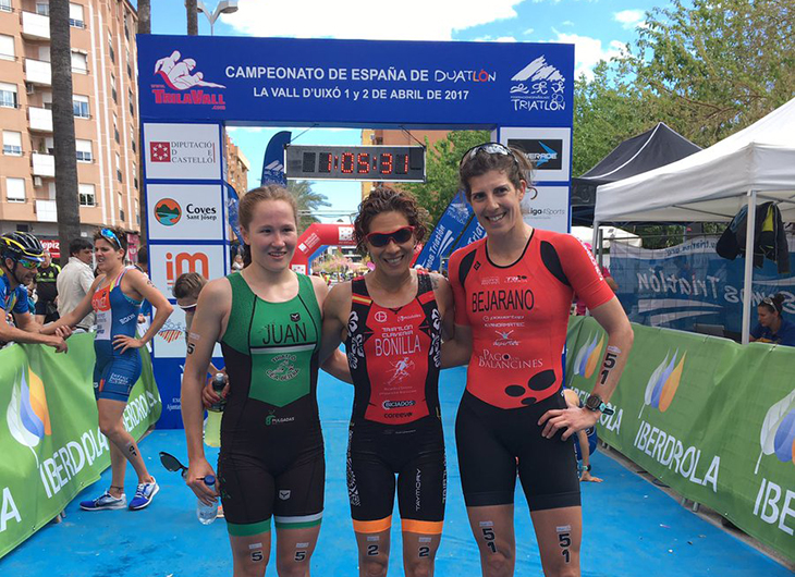 La extremeña Sonia Bejarano consigue el bronce en el nacional de duatlón