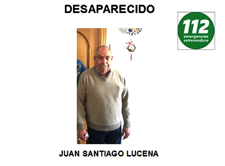 Buscan a un hombre de 74 años desaparecido en la provincia de Cáceres