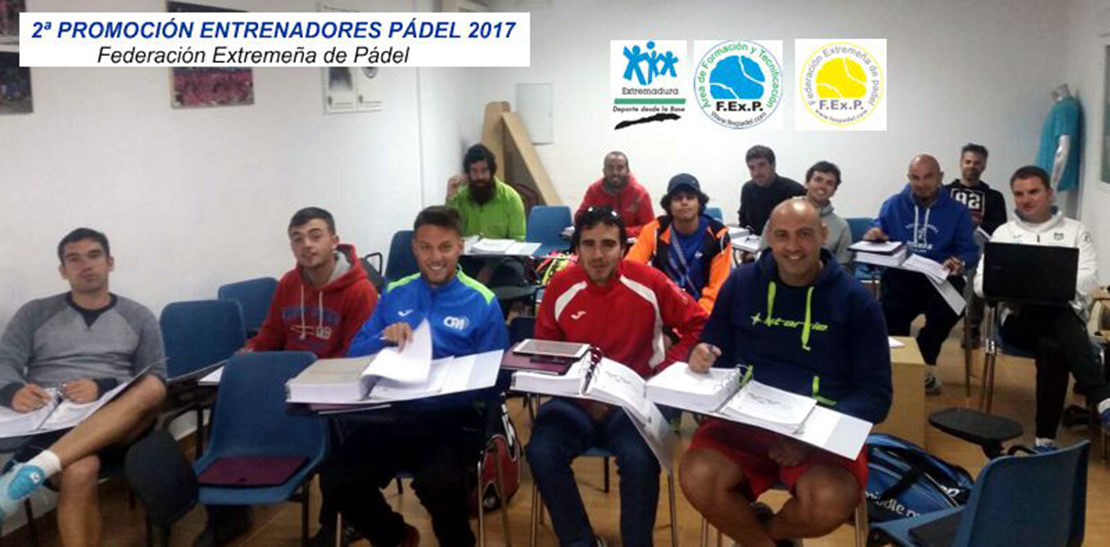 Comienza el II Curso de Entrenador de Pádel Nivel 2 de la FEXPADEL