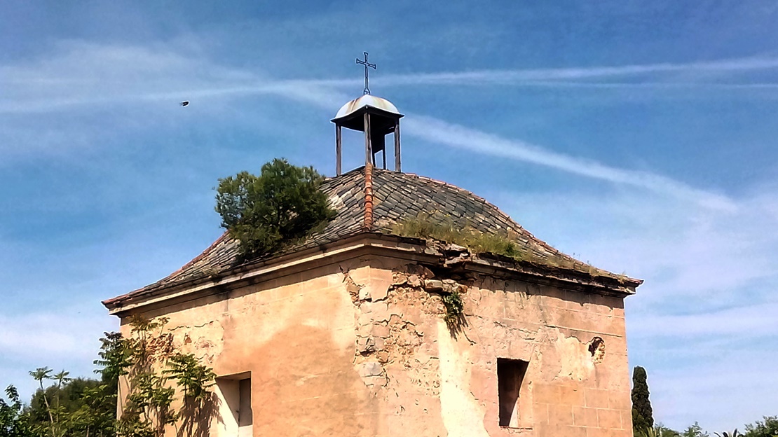 La vegetación invade el yacimiento arqueológico de la Alcazaba