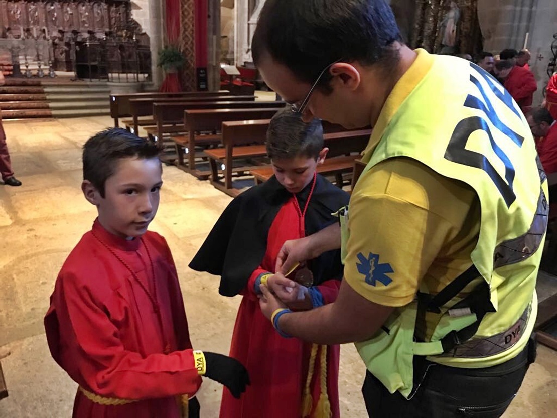 Cinco personas requieren asistencia en el inicio de la Semana Santa cacereña