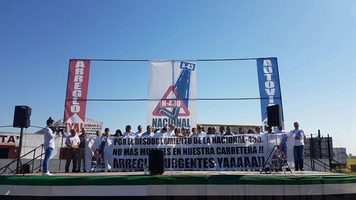 Siguen las manifestaciones para exigir la Autovía A-43