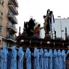 Los Ferroviarios procesionan por las calles de Mérida