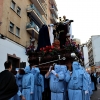 Los Ferroviarios procesionan por las calles de Mérida