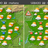 Previsión meteorológica en Extremadura. Días 21, 22 y 23 de abril