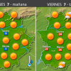 Previsión meteorológica en Extremadura. Días 6, 7 y 8 de abril