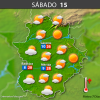 Previsión meteorológica en Extremadura. Días 13, 14, 15 y 16 de abril