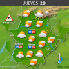 Previsión meteorológica en Extremadura. Días 18, 19 y 20 de abril
