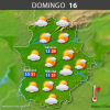Previsión meteorológica en Extremadura. Días 13, 14, 15 y 16 de abril