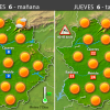 Previsión meteorológica en Extremadura. Días 6, 7 y 8 de abril