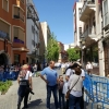 El centro de Badajoz a rebosar para ver la Procesión Magna