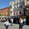 El centro de Badajoz a rebosar para ver la Procesión Magna