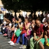 El centro de Badajoz a rebosar para ver la Procesión Magna