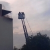 Cortada por un incendio la Ronda Norte de Badajoz