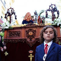 Miles de espectadores acuden a la procesión de La Burrita en Mérida