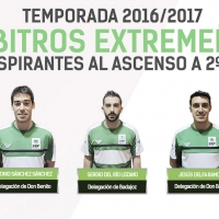 Tres colegiados extremeños optan a ascender a Segunda B
