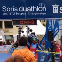 Kini Carrasco se proclama campeón de Europa de Duatlón