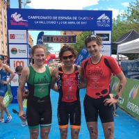 La extremeña Sonia Bejarano consigue el bronce en el nacional de duatlón