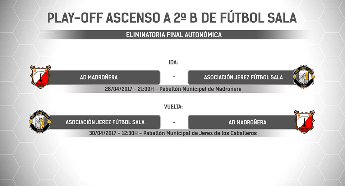 Madroñera y Jerez se juegan el ascenso a Segunda B de futsal