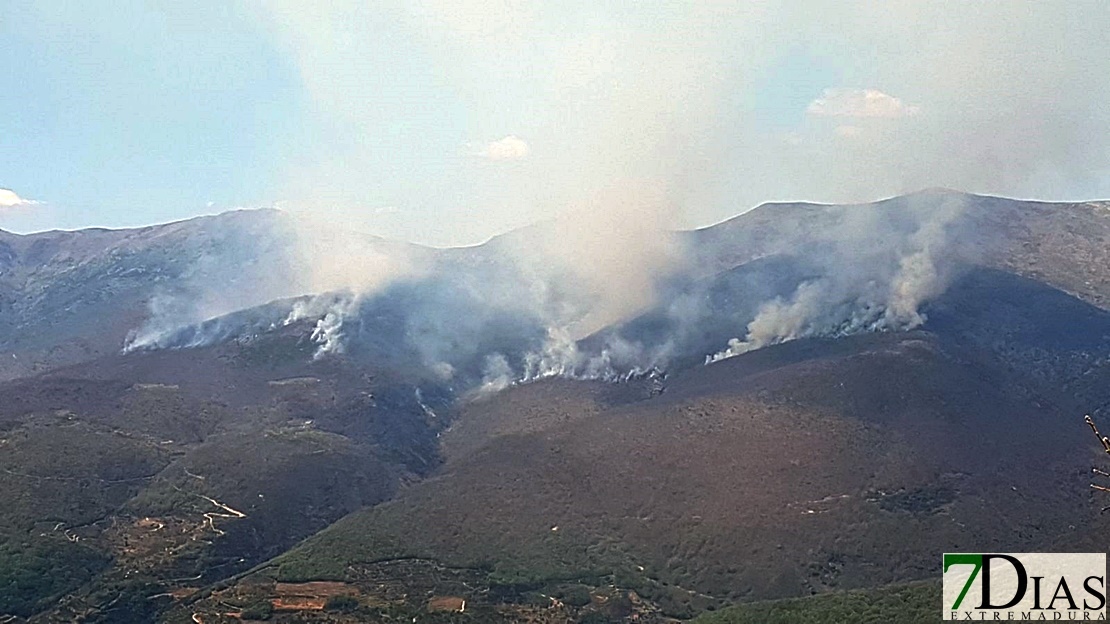 Extinguido el incendio del Jerte, que ha quemado cerca de 1.000 hectáreas