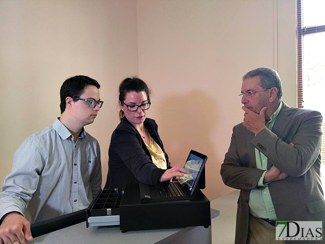 La accesibilidad llega al centro cultural Santo Domingo gracias a Caja Badajoz