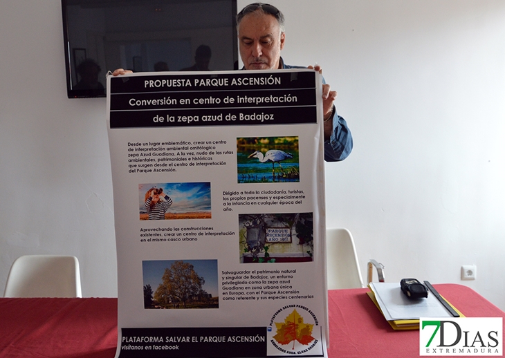 Salvar el Parque Ascensión propone crear un Centro de Interpretación