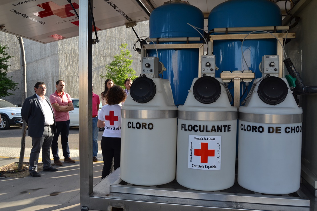 PROMEDIO y Cruz Roja colaboran para el abastecimiento de agua en emergencias