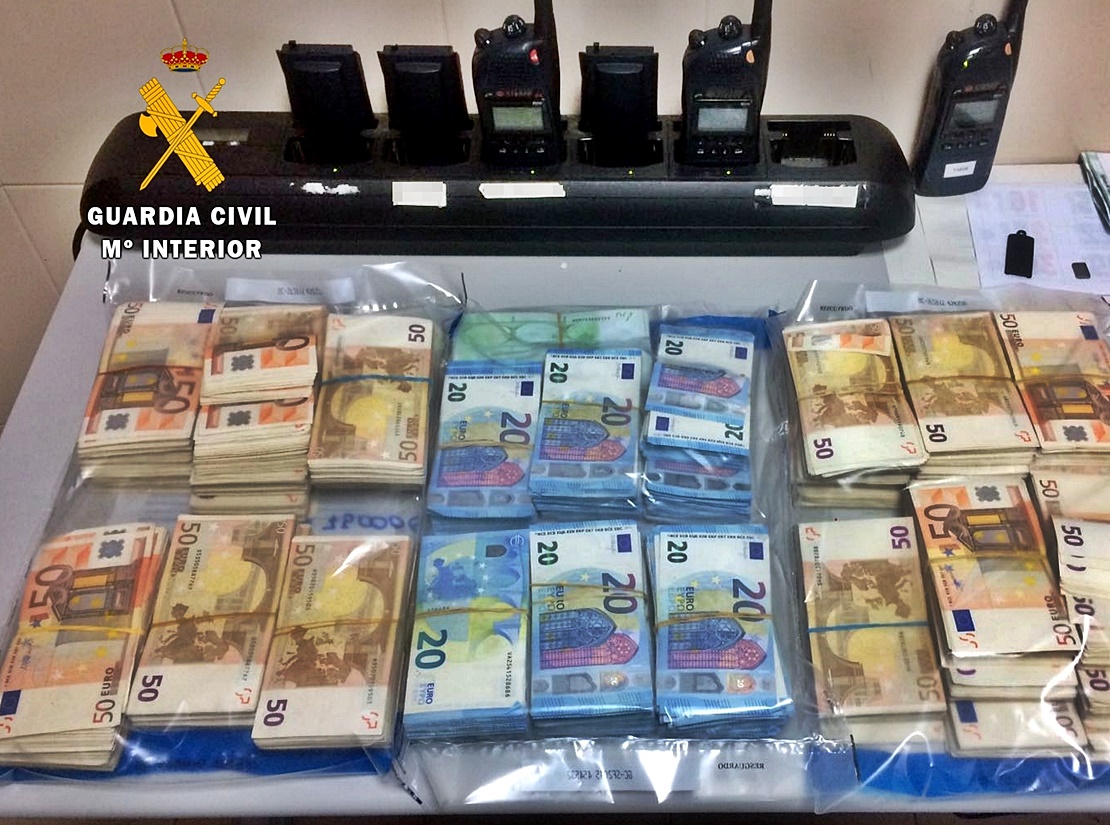 Intervienen 200.000 euros sin declarar a dos vecinos portugueses