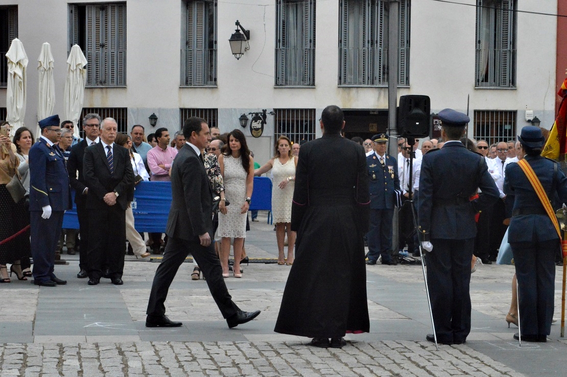 Acto de Jura de Bandera en la plaza alta de Badajoz