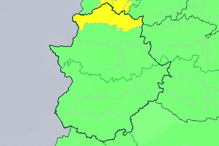 El norte de la región estará mañana en alerta amarilla por tormentas